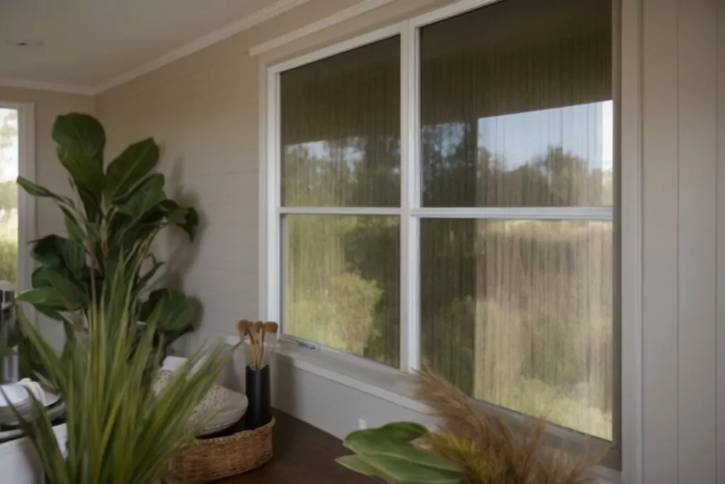 Orlando home interior with opaque textured window film